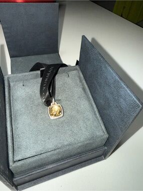 Authentic David Yurman Albion Citrine Pendant Charm